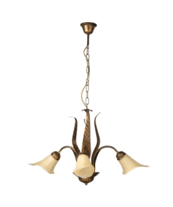 Onli Bronzo Lampadario 3 Luci "Alga" E14